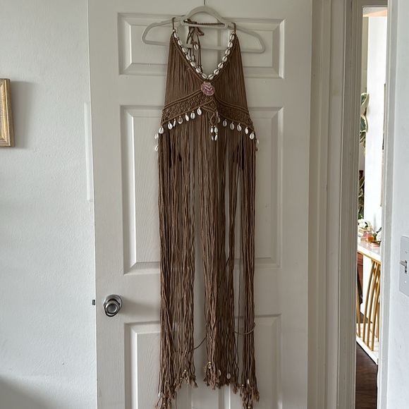 Ishtar Summer / Beach dress. Brand new. Handmade with shell and bead details - Picture 5 of 5